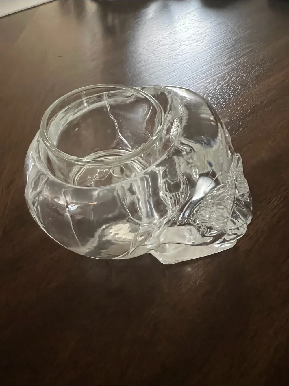Clear Glass Skull